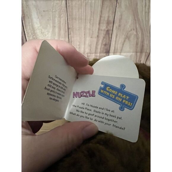 The Puzzle Place Nuzzle the Dog Russ Berrie Stuffed Animal NEW - Picture 7 of 9